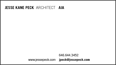 Jesse Kane Peck Architect AIA